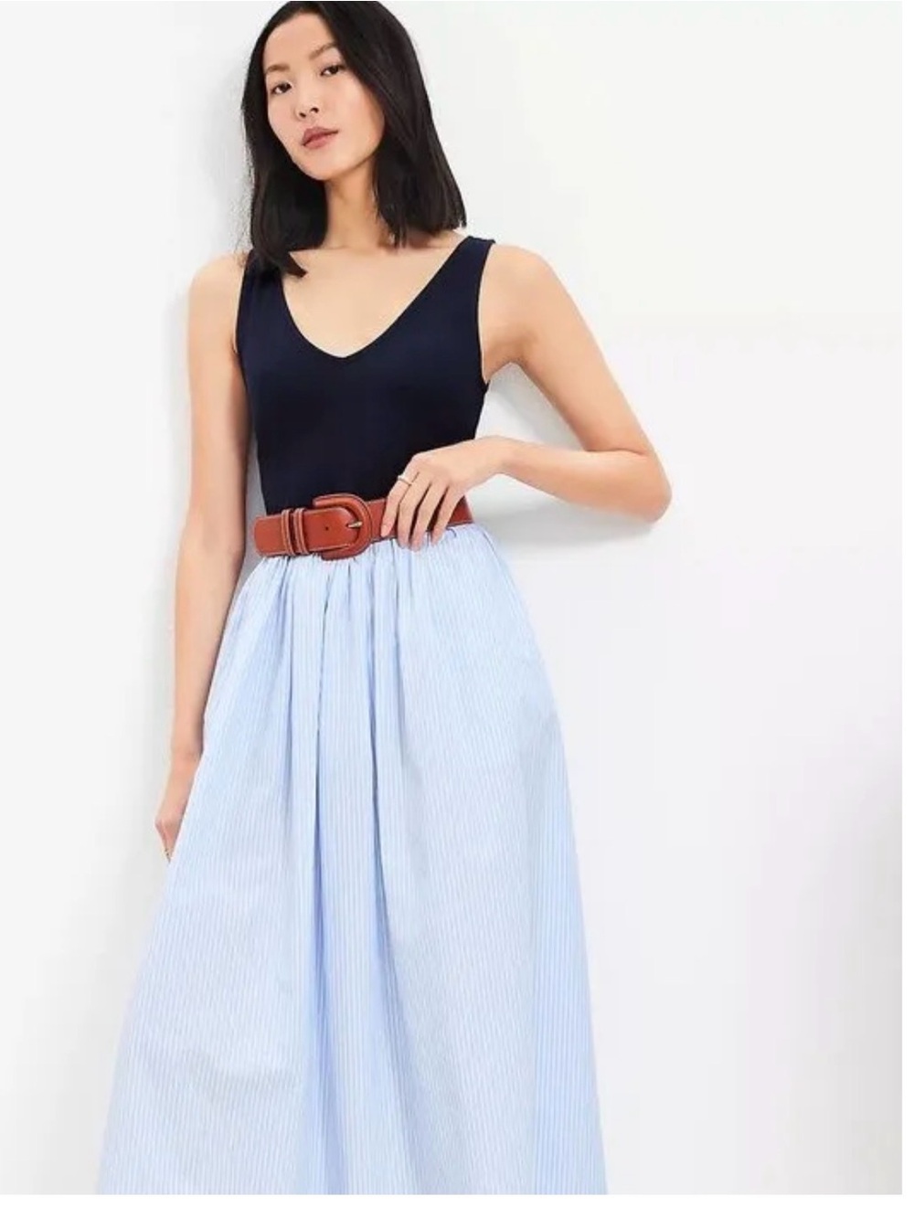 Lift, summer waist line midi dress - Picture 2 of 7